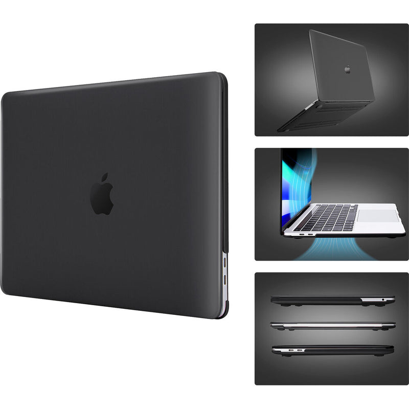 TechProtectus Hard-Shell Case with Keyboard Cover and Screen Protector for Apple 13" MacBook Air (Matte Black)