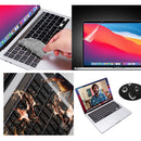 TechProtectus Hard-Shell Case with Keyboard Cover and Screen Protector for Apple 13" MacBook Pro M1/M2 (Matte Black)