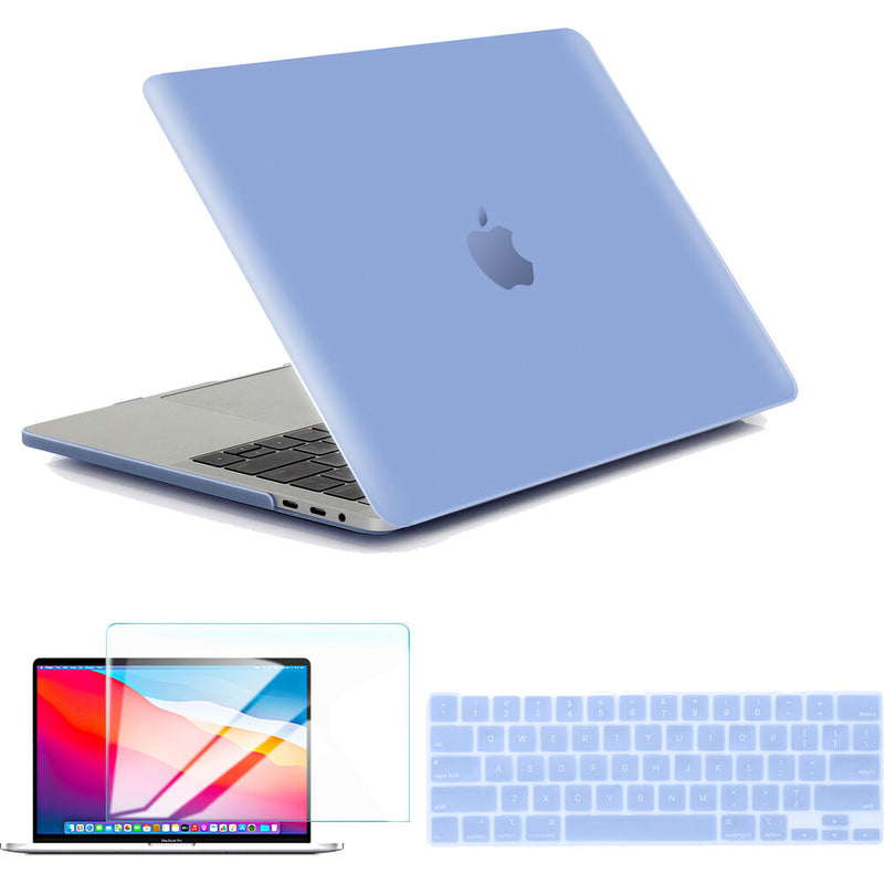 TechProtectus Hard-Shell Case with Keyboard Cover and Screen Protector for Apple 13" MacBook Air (Serenity Blue)