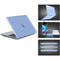 TechProtectus Hard-Shell Case with Keyboard Cover and Screen Protector for Apple 13" MacBook Pro M1/M2 (Serenity Blue)