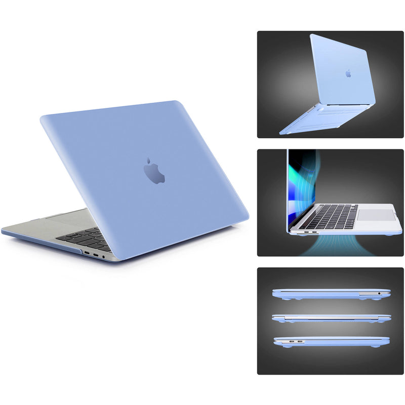 TechProtectus Hard-Shell Case with Keyboard Cover and Screen Protector for Apple 13" MacBook Pro M1/M2 (Serenity Blue)