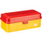 Kodak Steel 120/135mm Film Case (Red Lid/Yellow Body)