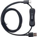 OBSBOT USB-A to USB-C Data Power Cable with On/Off Switch