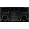 Odyssey Industrial Board Glide-Style Universal Case for 12" DJ Mixer and Two Pioneer CDJ-3000 (Black on Black)