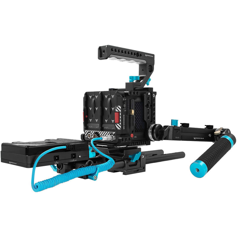 Kondor Blue Ultimate Camera Rig for RED KOMODO (Black, Gold Mount)