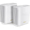 ASUS ZenWiFi ET8 AX6600 Wireless Tri-Band Gigabit Mesh Wi-Fi System (2-Pack, White)