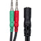 Hosa Technology Headset and Mic Breakout Cable