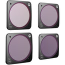 PGYTECH ND Filter Set for DJI Action 2 (Professional, ND8/ND16/ND32/ND64)