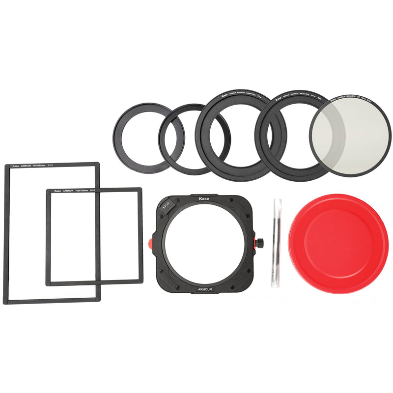 Kase Armour Holder Kit (Holder/CPL/Square Frame/Adapter Rings/Step-Up Rings)