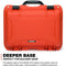 Nanuk 918 Waterproof Carry-On Hard Case with Lid Organizer (Orange)