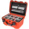 Nanuk 918 Waterproof Carry-On Hard Case with Lid Organizer (Orange)