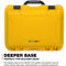 Nanuk 918 Waterproof Carry-On Hard Case with Lid Organizer (Yellow)