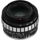 TTArtisan 23mm f/1.4 Lens for Sony E (Black & Silver)