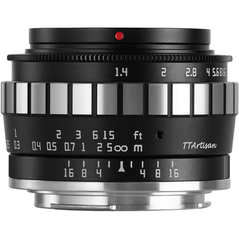 TTArtisan 23mm f/1.4 Lens for Sony E (Black & Silver)