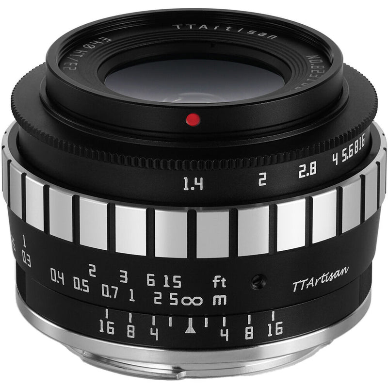 TTArtisan 23mm f/1.4 Lens for Micro Four Thirds (Black & Silver)