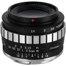 TTArtisan 23mm f/1.4 Lens for Sony E (Black & Silver)