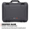 Nanuk 918 Waterproof Carry-On Hard Case with Lid Organizer (Graphite)