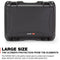 Nanuk 925 Case with Lid Organizer & Padded Divider (Black)