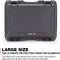 Nanuk 925 Case with Lid Organizer & Padded Divider (Graphite Gray)