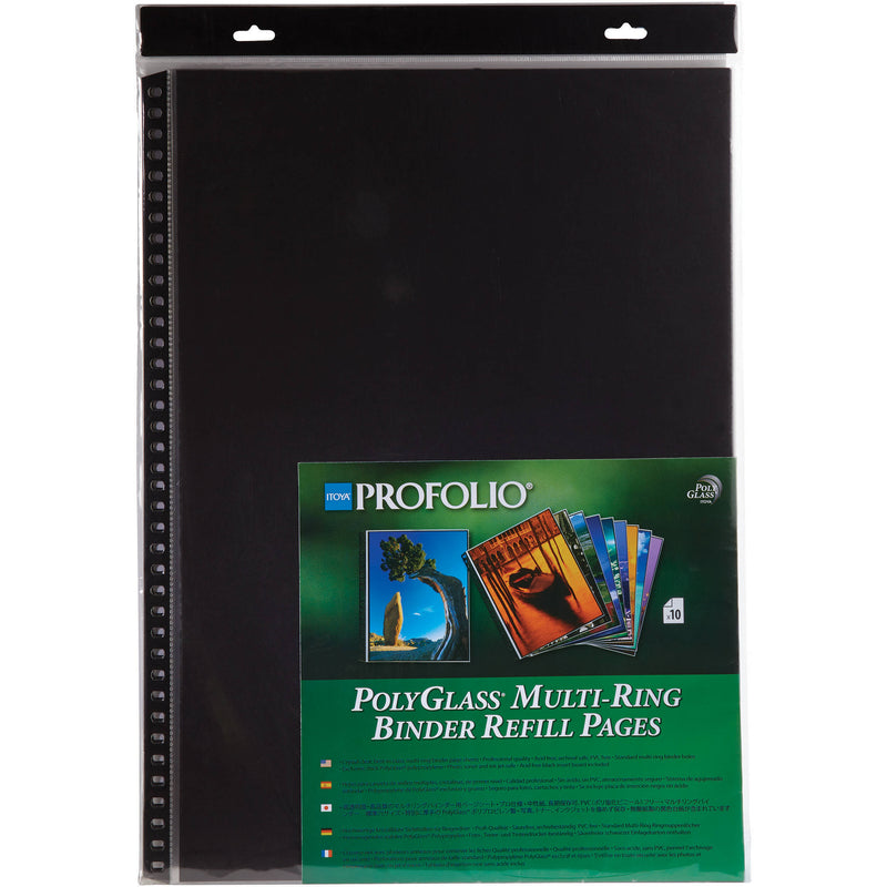 Itoya ProFolio PolyGlass Pages (Portrait, 13 x 19", 10 Pages)