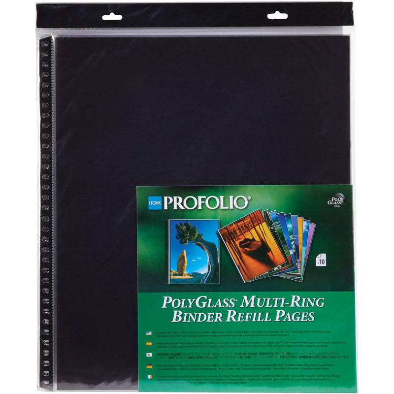 Itoya ProFolio PolyGlass Pages (Portrait, 14 x 17", 10 Pages)