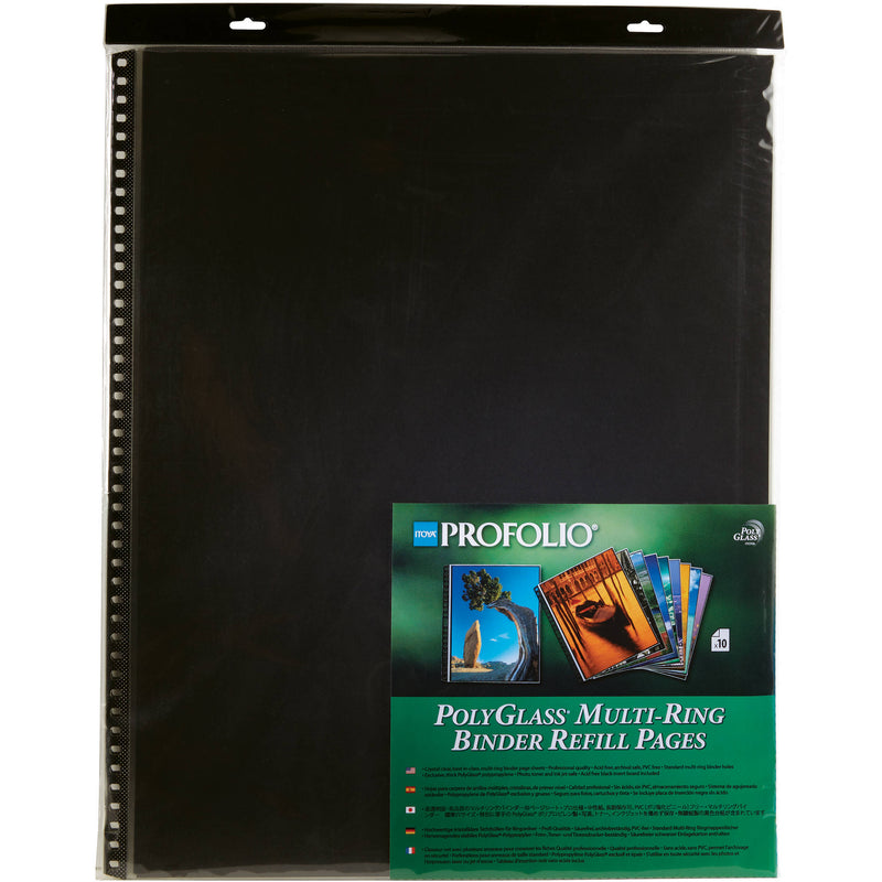 Itoya ProFolio PolyGlass Pages (Portrait, 17 x 22", 10 Pages)