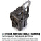 Nanuk 938 Wheeled Case with Lid Organizer & Padded Divider (Black)
