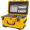 Nanuk 938 Wheeled Case with Lid Organizer & Padded Divider (Yellow)