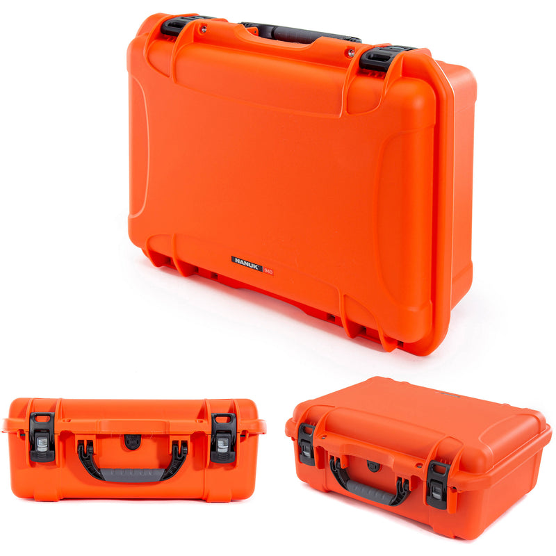 Nanuk 940 Pro Photo Kit/Camera Case (Orange)