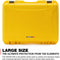 Nanuk 940 Pro Photo Kit/Camera Case (Yellow)