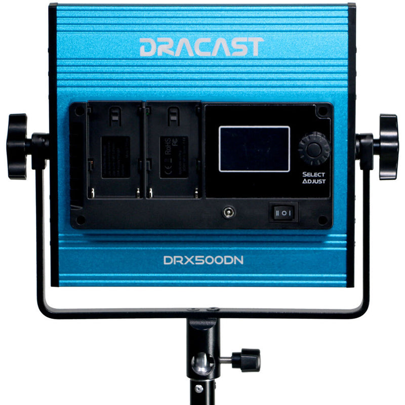 Dracast LED500 X-Series Daylight 3-Light Kit with Injection-Molded Travel Case