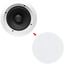 Pyle Pro PDIC60T 6.5" Two-Way In-Ceiling Speaker System with Transformer (Pair)