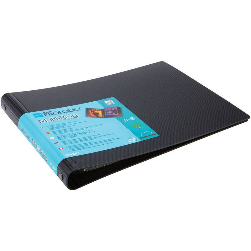 Itoya ProFolio Multi-Ring Refillable Binder (11 x 8.5")