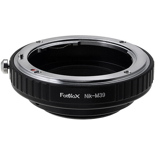 FotodioX Lens Mount Adapter for Nikon F Lens to M39-Mount Camera