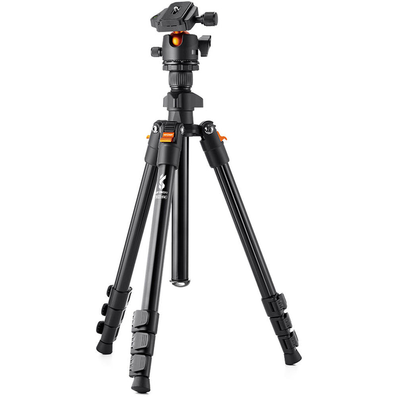 K&F Concept BI234M Lightweight Magnesium Travel/Vlog Tripod with Ball Head