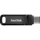 SanDisk 256GB Ultra Dual Drive Go 2-in-1 Flash Drive (Black)