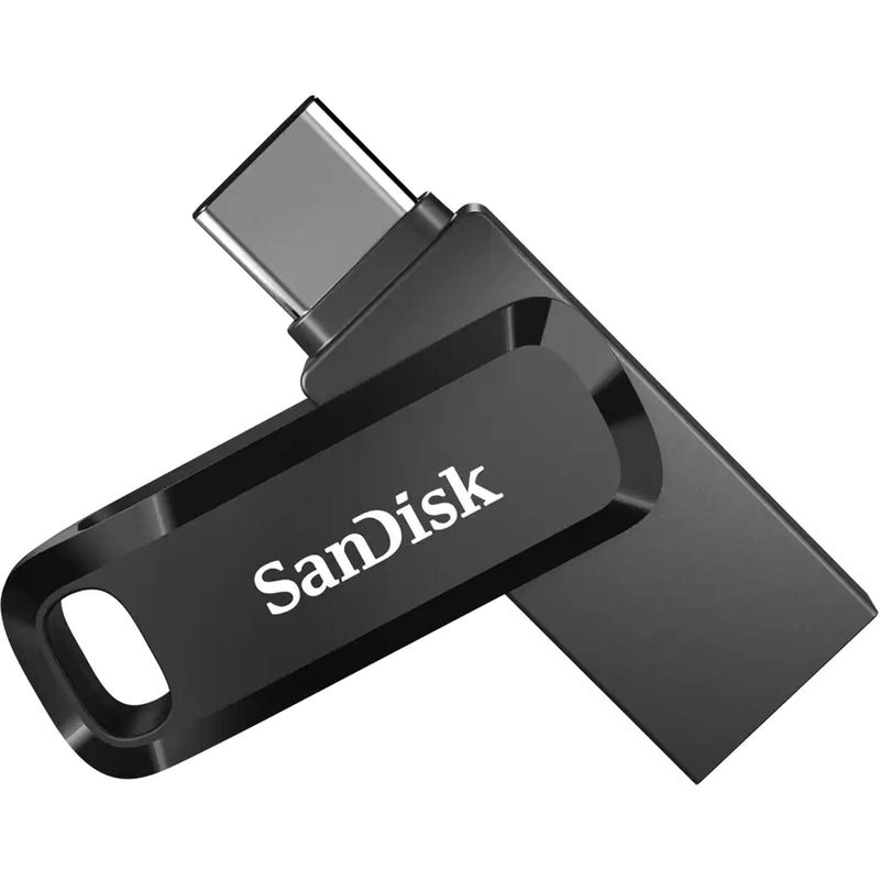 SanDisk 256GB Ultra Dual Drive Go 2-in-1 Flash Drive (Black)