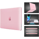 TechProtectus Hard-Shell Case with Keyboard Cover and Screen Protector for Apple 13" MacBook Air (Rose Quartz)