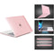 TechProtectus Hard-Shell Case with Keyboard Cover and Screen Protector for Apple 13" MacBook Pro M1/M2 (Rose Quartz)