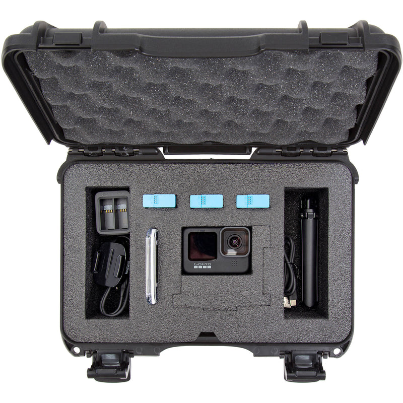 Nanuk 909 Waterproof Hard Case with Foam Inserts for GoPro HERO9 & HERO10 (Black)