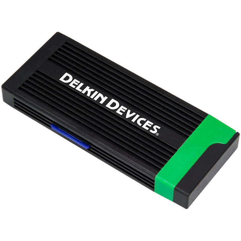 Delkin Devices USB 3.2 CFexpress Type B Card and SD UHS-II Memory Card Reader