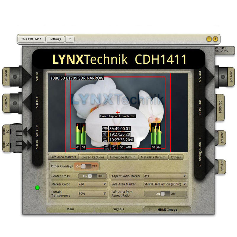 Lynx Technik AG 12G/3G/HD/SD-SDI to HDMI Converter