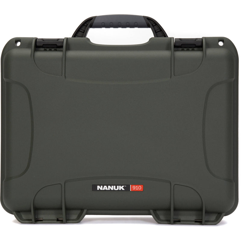 Nanuk 910 Waterproof Hard Case with Foam Inserts for GoPro HERO9 & HERO10 (Olive)