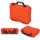 Nanuk 910 Waterproof Hard Case with Foam Inserts for GoPro HERO9 & HERO10 (Orange)