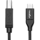 Rocstor Premium USB Type-C Male to USB Type-B Male Cable (10', Black)