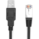 Rocstor USB Type-A to RJ45 Console Rollover Cable (6')