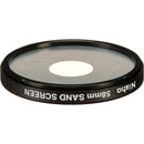 Nisha Sand Screen Center Focus Filter (58mm) (Clear Circle in the Center with Sanded Surrounding)