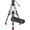 Sachtler FSB 10 Mk II 100mm Touch & Go Head with ENG 2 Carbon Fiber Tripod System (Mid-Level Spreader)