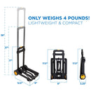 Mount-It! MI-912 Folding Luggage Cart & Dolly