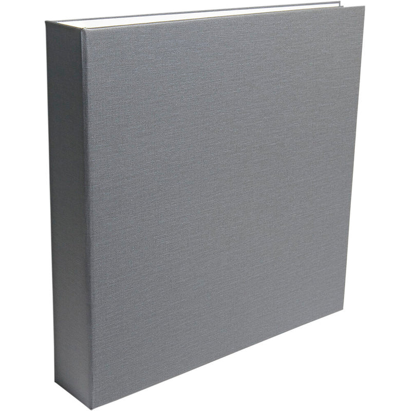 Print File D-Ring Oversized Binder (Gray, 1.5")